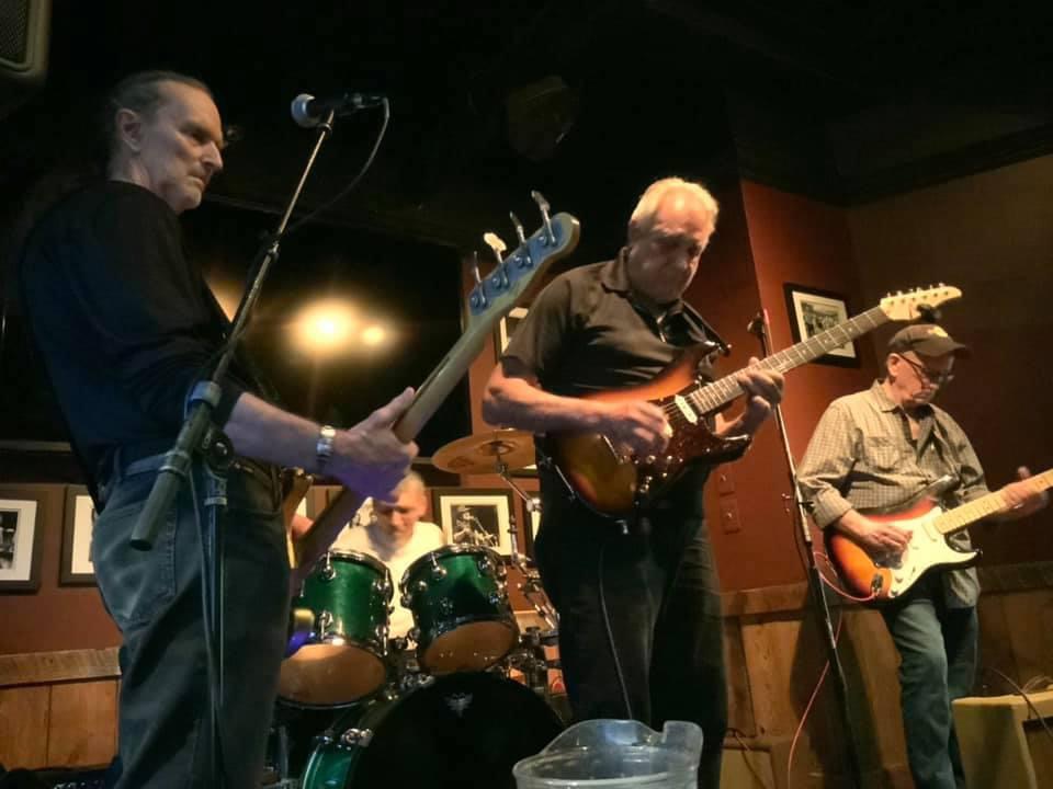 Performing at blues jam